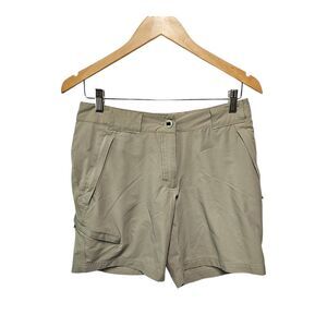 EXOFFICIO Shorts Hiking Camping Outdoor Fishing Travel Shorts Size 8‎ Khaki